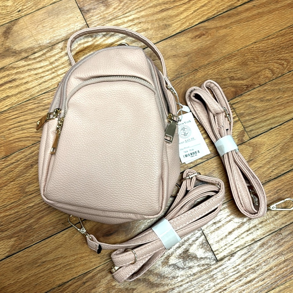 Brand new Mini backpack by AR New York in pink